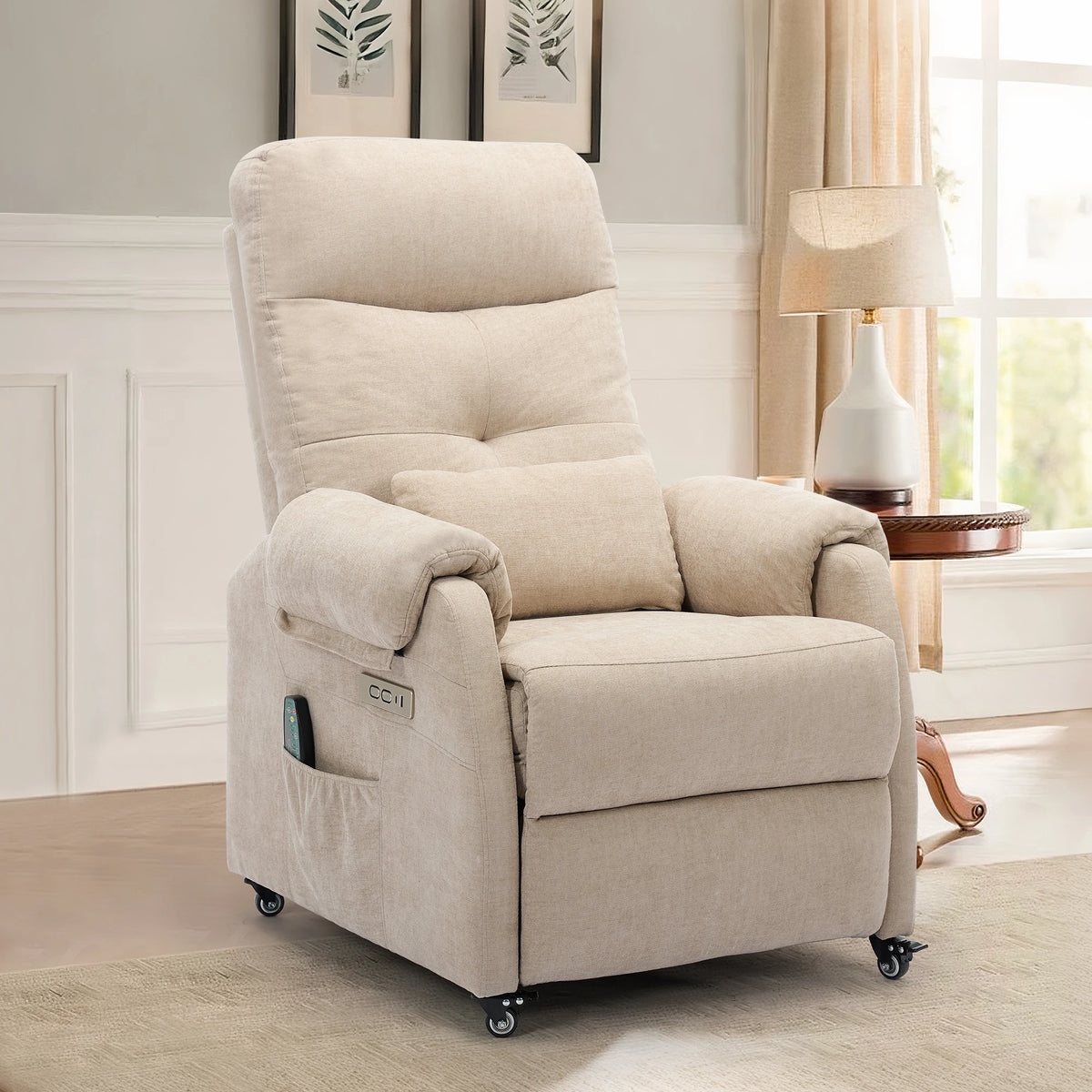 KORSER Power Recliner Chair With USB Ports For Small Spaces