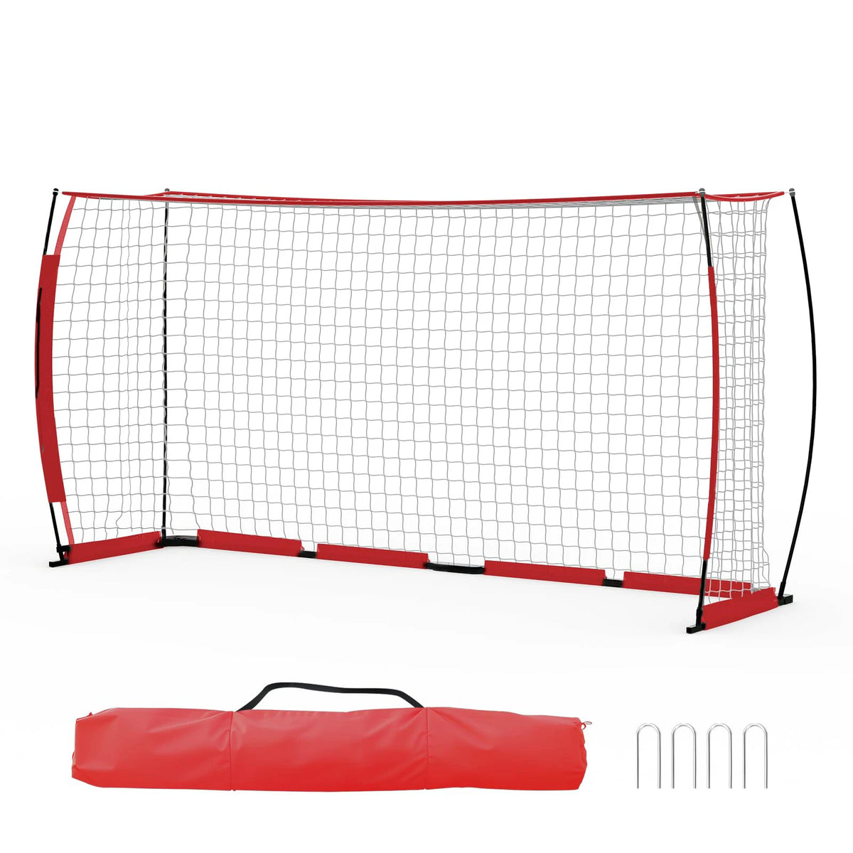 HiMISS Portable Heavy Duty Foldable Soccer Goal With Carry Bag