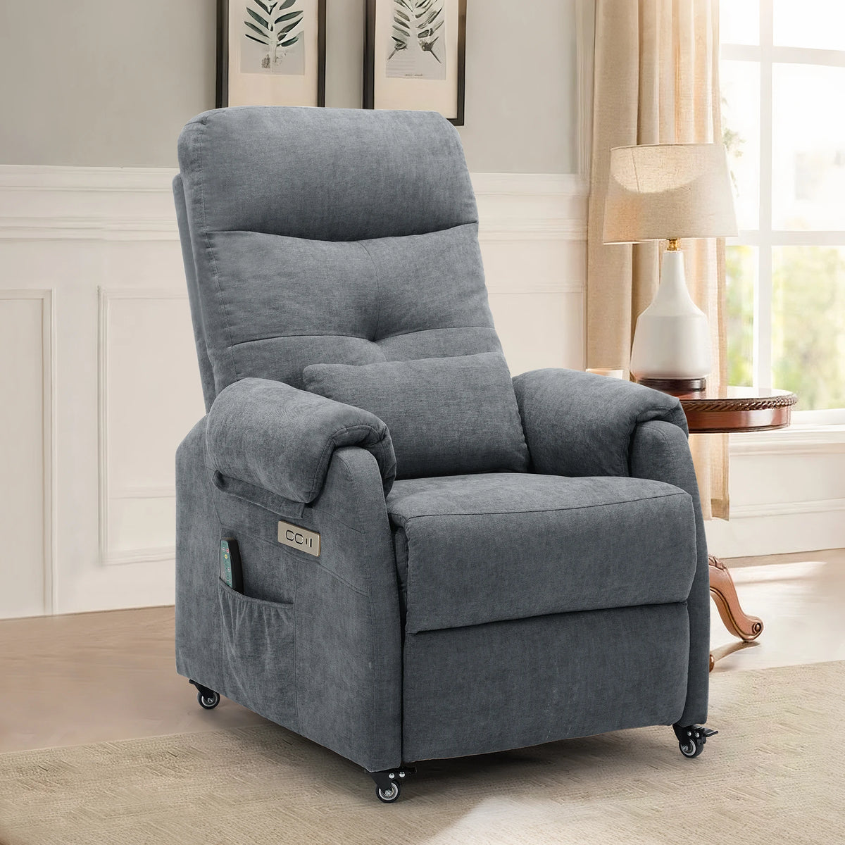 KORSER Power Recliner Chair With USB Ports For Small Spaces
