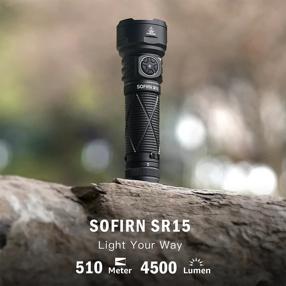 Sofirn SR15 SFT25R Rechargeable LED Camping Flashlight