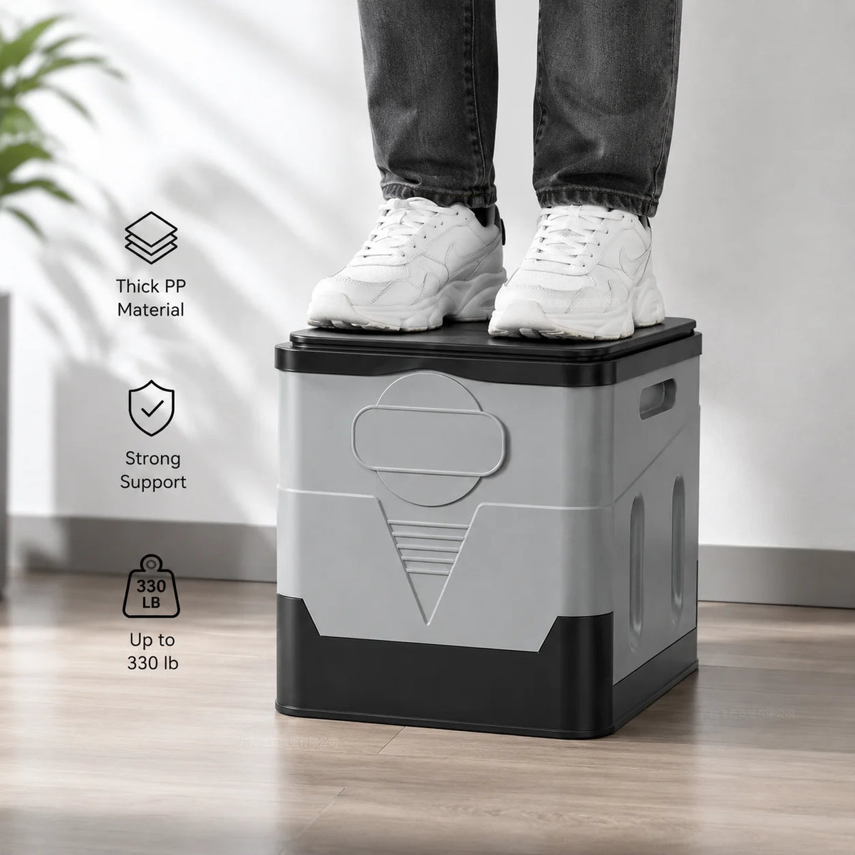 Portable Folding Toilet With Lid For Camping And Road Trips