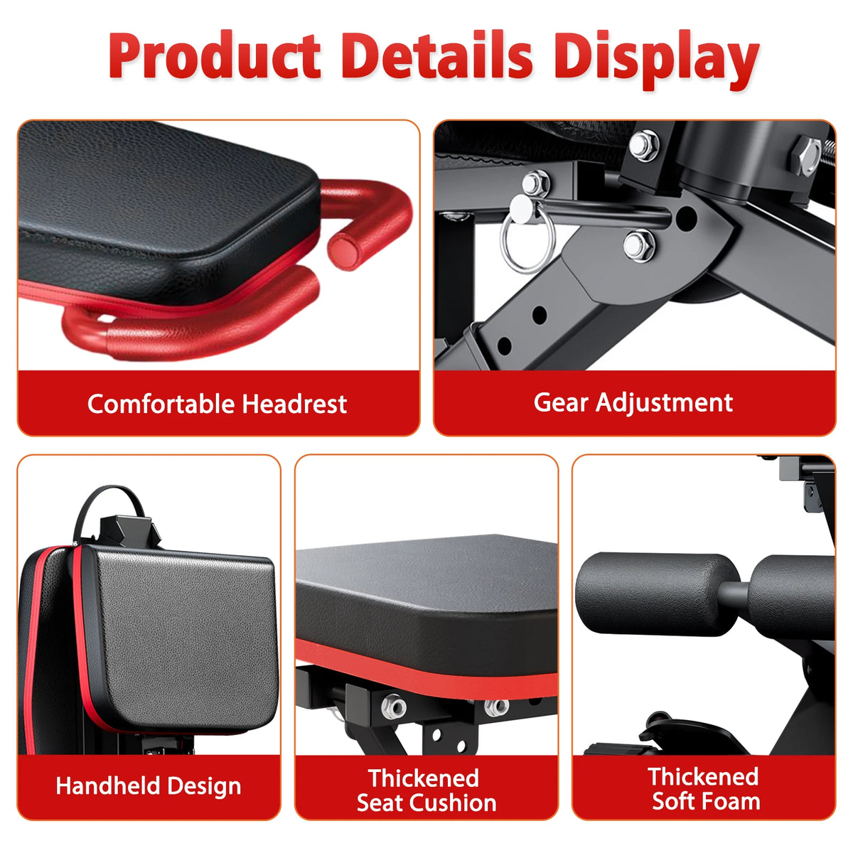 14-in-1 Foldable Adjustable Weight Bench for Full Body Workouts