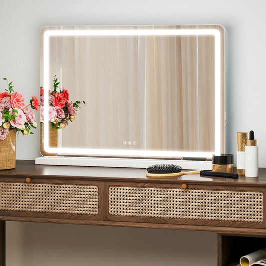 JHK LED Vanity Mirror Featuring Dimmable Lights And Smart Memory