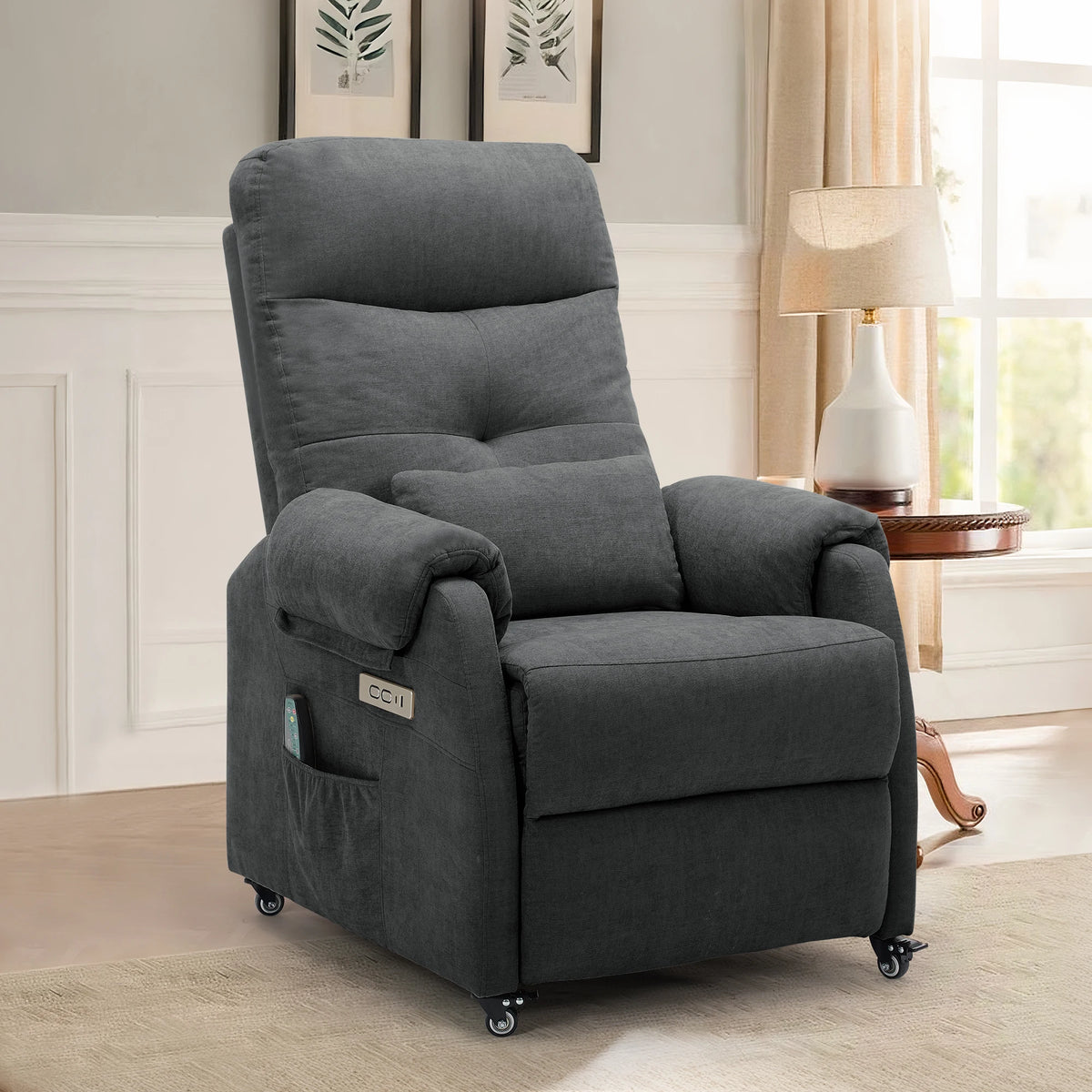 KORSER Power Recliner Chair With USB Ports For Small Spaces