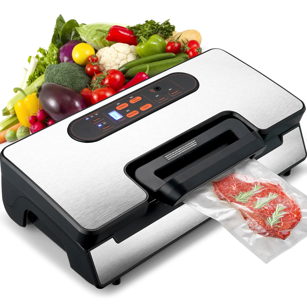SucceBuy Vacuum Sealer Machine for Fresh Food Storage and Packaging